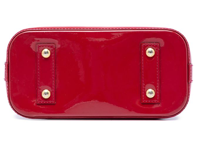 Louis Vuitton Alma BB Monogram Vernis Rot - Ansicht 3