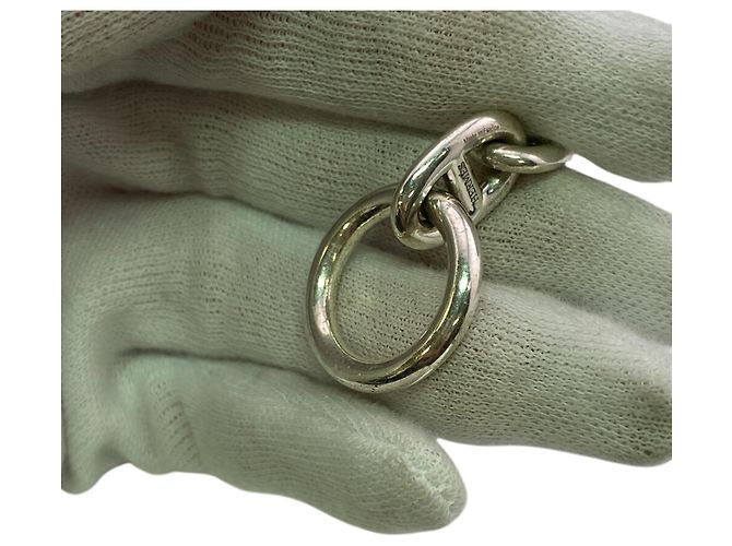 Hermès Bracciale Hermes Chaine d'Ancre MM Argento - vista 7