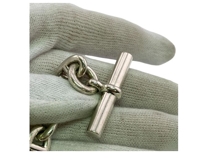 Hermès Bracciale Hermes Chaine d'Ancre MM Argento - vista 9