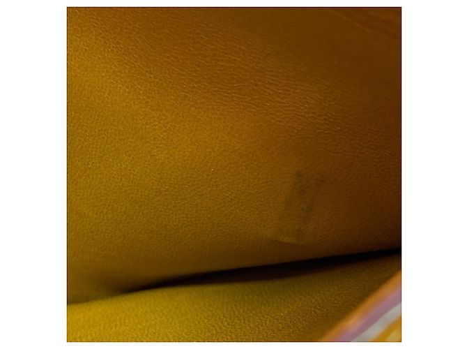 Cartera compacta de dos pliegues Hermès Bearn Beige - vista 9