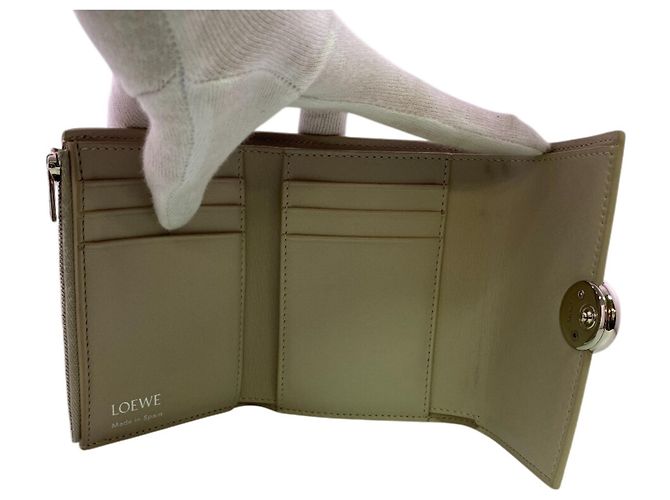 Cartera Vertical Loewe Pebble Beige - vista 7