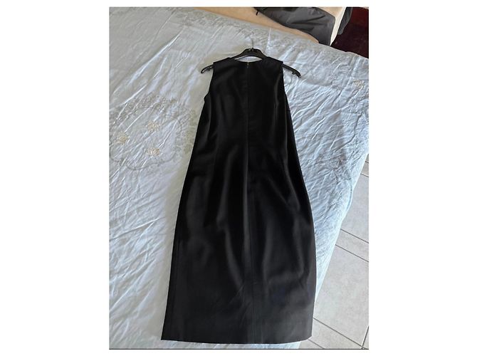 Dolce & Gabbana Vestido sin mangas de lana virgen negro - vista 3