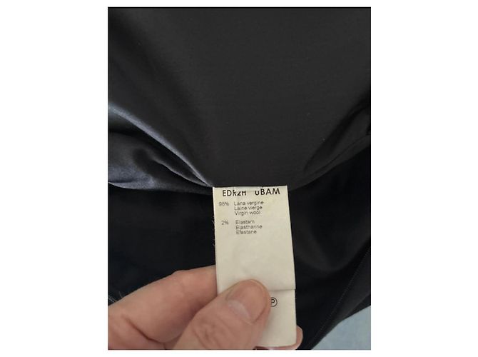 Dolce & Gabbana Vestido sin mangas de lana virgen negro - vista 4