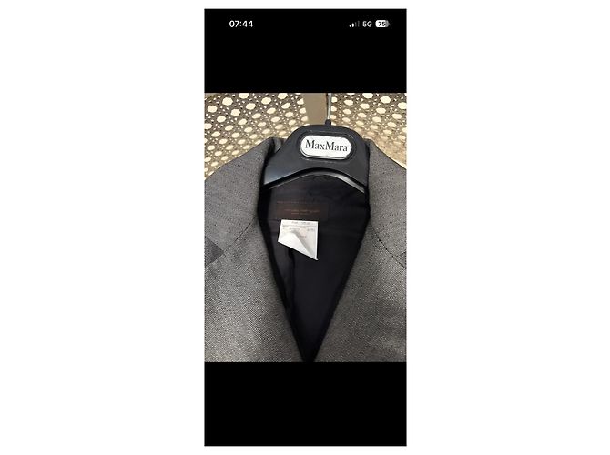 Autre Marque Narciso Rodriguez grauer Seidenblazer - Ansicht 2