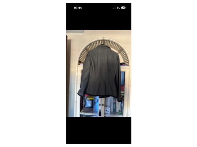 Autre Marque Narciso Rodriguez grauer Seidenblazer - Ansicht 5