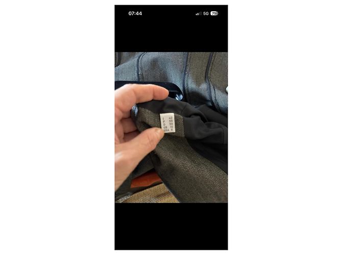 Autre Marque Narciso Rodriguez grauer Seidenblazer - Ansicht 6