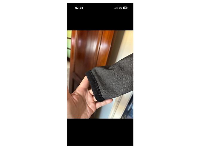 Autre Marque Narciso Rodriguez grauer Seidenblazer - Ansicht 9