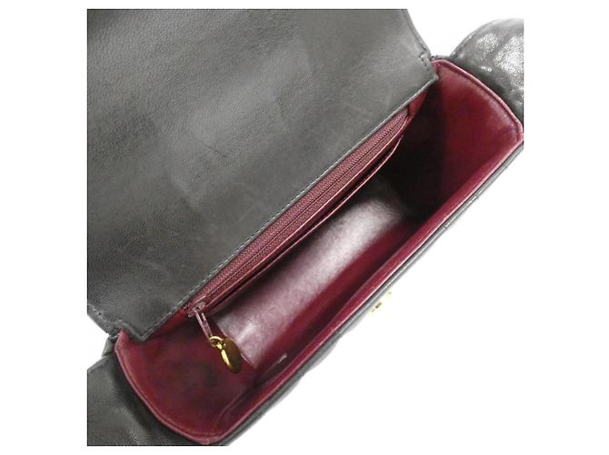 Borsa a tracolla Chanel in pelle nera Nero - vista 5