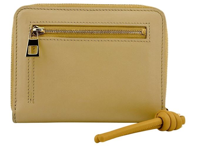Cartera compacta con cremallera Loewe Knot Amarillo - vista 2