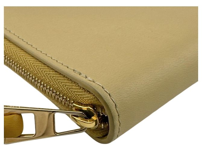 Cartera compacta con cremallera Loewe Knot Amarillo - vista 3