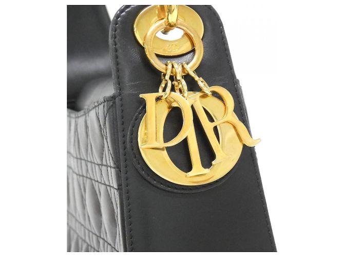 Borsa a tracolla nera Christian Dior Nero - vista 4