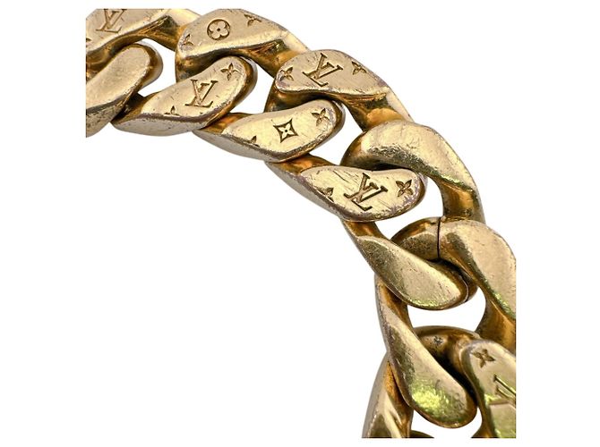 Bracciale charm Louis Vuitton placcato oro D'oro - vista 3