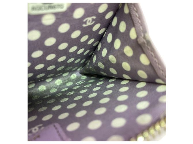 Monedero Fragment Matelassé Chanel en morado Púrpura - vista 12