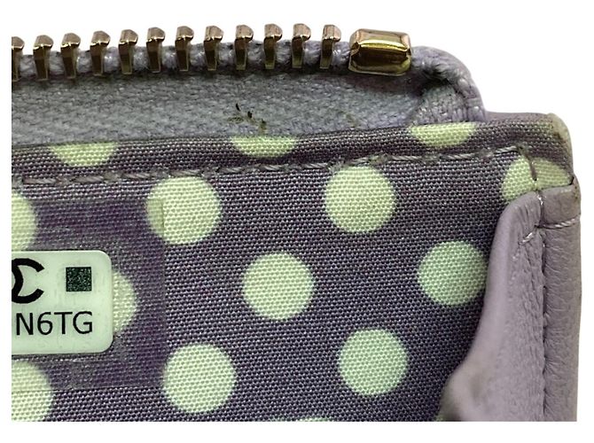 Monedero Fragment Matelassé Chanel en morado Púrpura - vista 14