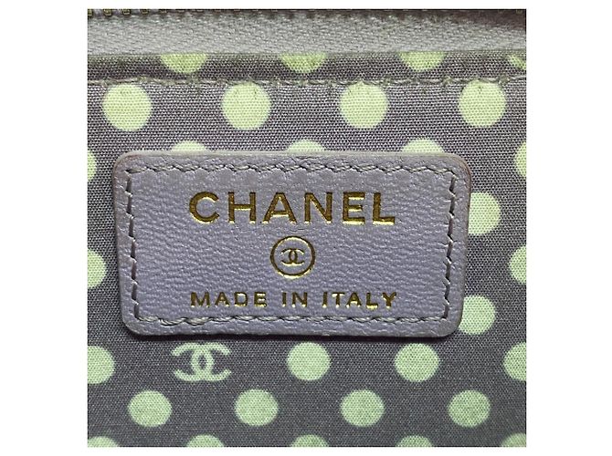 Monedero Fragment Matelassé Chanel en morado Púrpura - vista 15