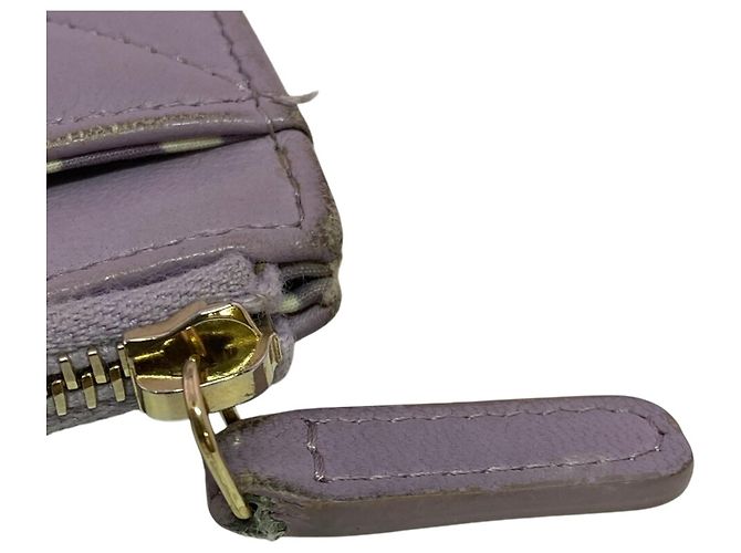 Monedero Fragment Matelassé Chanel en morado Púrpura - vista 6