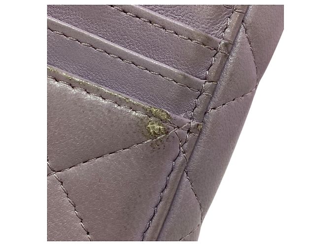 Monedero Fragment Matelassé Chanel en morado Púrpura - vista 8