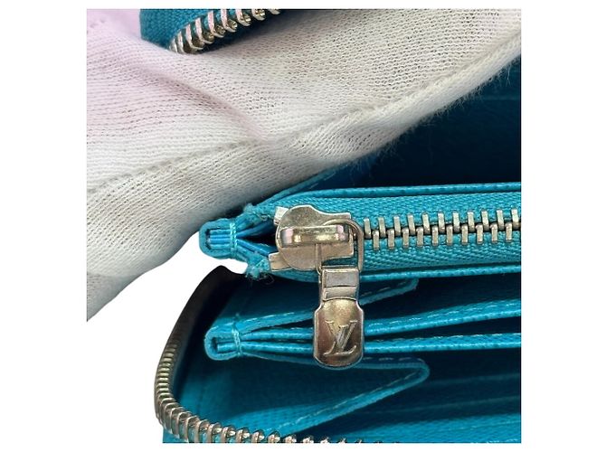 Louis Vuitton M81543 Zippy Long Wallet Turchese - vista 11