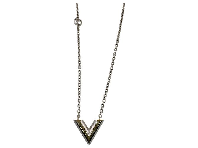 Collana a catena Essential V Louis Vuitton Argento - vista 3