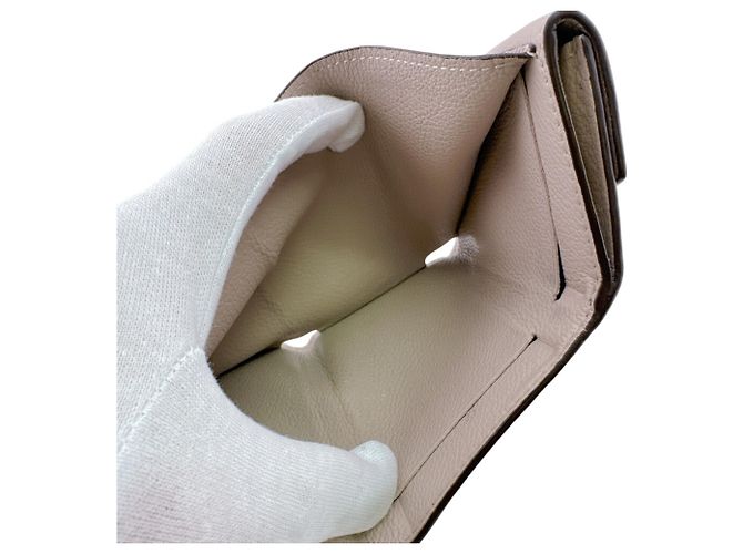 Mini billetera tríptico beige Louis Vuitton - vista 10