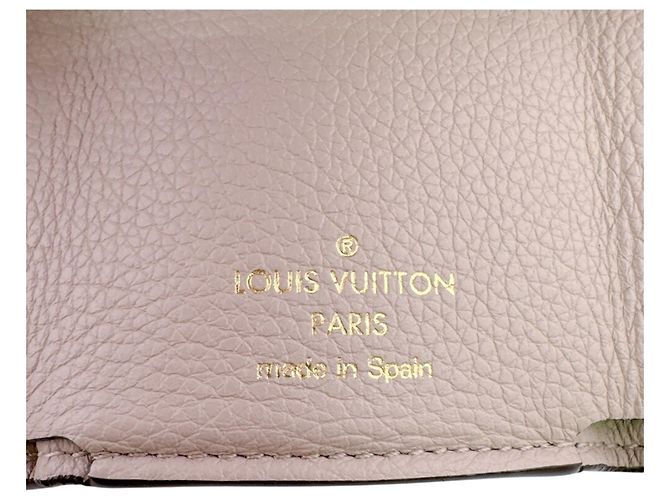 Mini billetera tríptico beige Louis Vuitton - vista 11