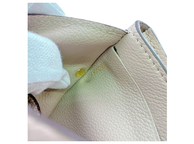 Mini billetera tríptico beige Louis Vuitton - vista 12