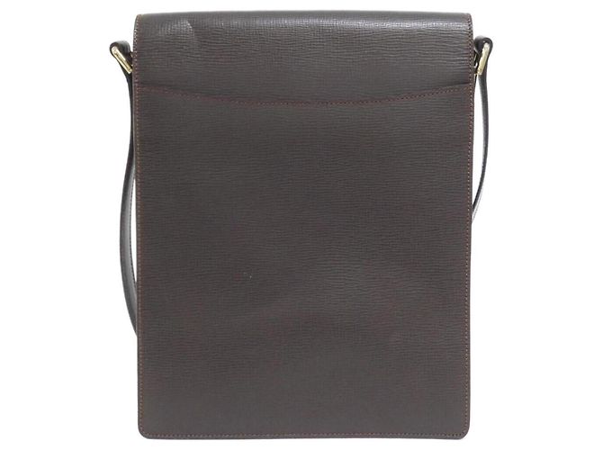 Loewe Schultertasche aus braunem Leder - Ansicht 2