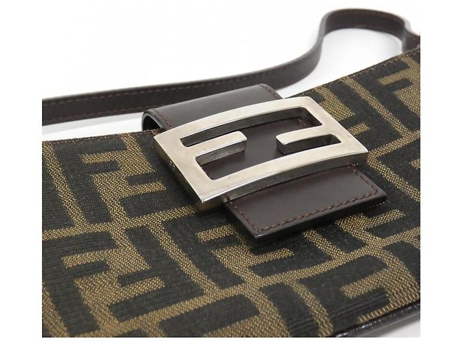 Borsa Fendi Marrone in tessuto - vista 4