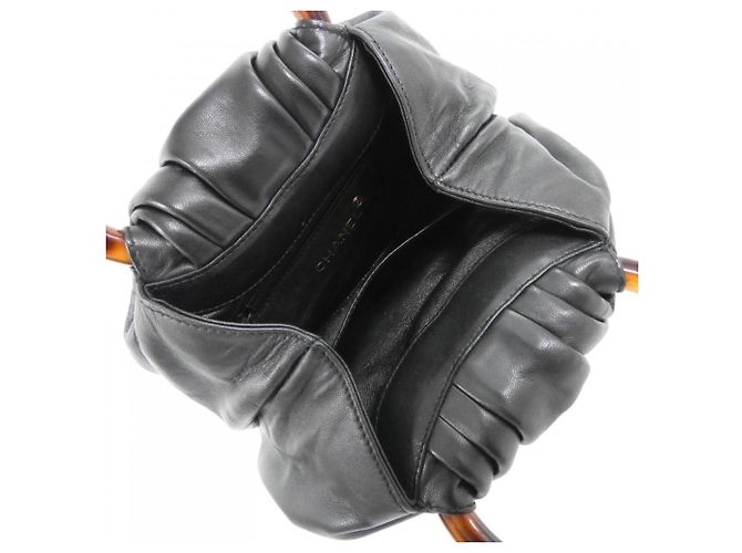 Borsa in pelle nera Chanel Nero - vista 7