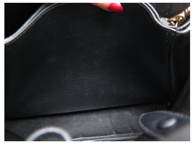 NUOVA BORSA A MANO PRADA LARGE BUCKLE CON CINTURA 1BA416 PELLE NERA BAG NEW Nero - vista 11
