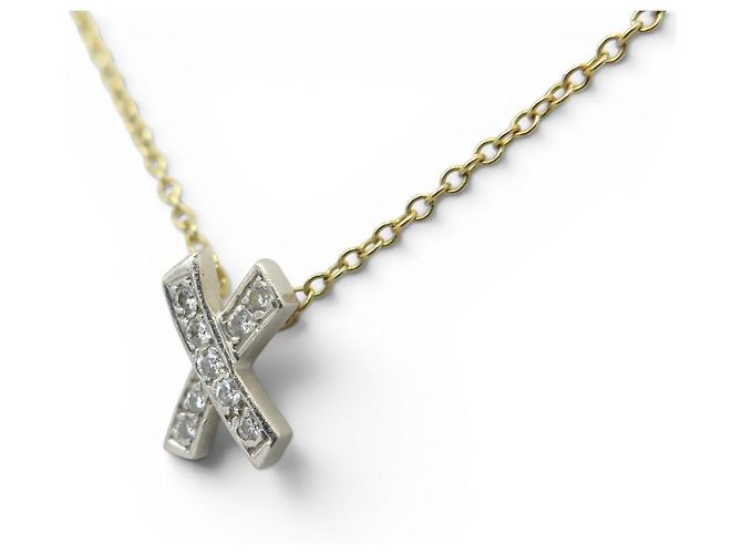 Tiffany & Co COLLANA TIFFANY PALOMA'S GRAFFITI X PLATINE DIAMANT ORO 18K 2.3 GR D'oro - vista 3