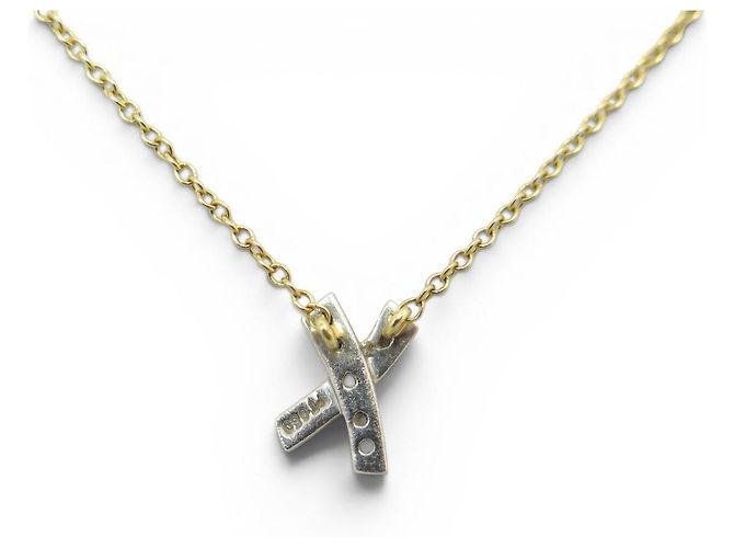 Tiffany & Co COLLANA TIFFANY PALOMA'S GRAFFITI X PLATINE DIAMANT ORO 18K 2.3 GR D'oro - vista 4