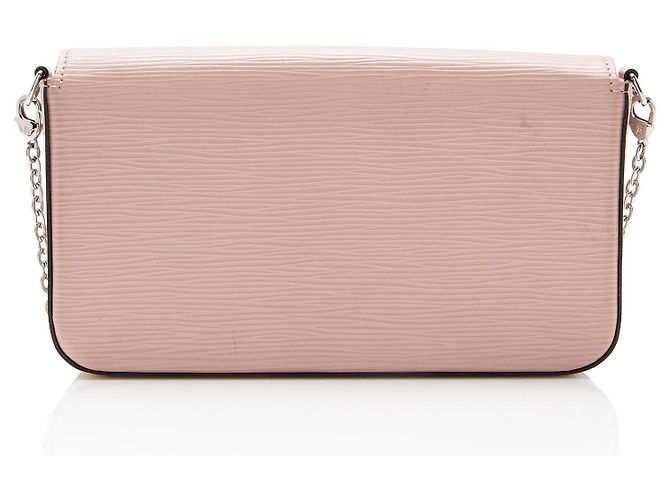Pochette Félicie Pochette Felicie in pelle Epi Louis Vuitton Rosa - vista 3