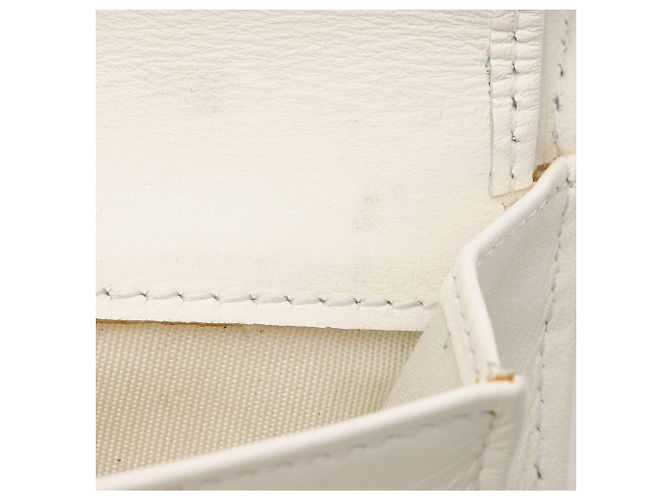 Portafoglio compatto Boy in pelle caviar Chanel Bianco - vista 10
