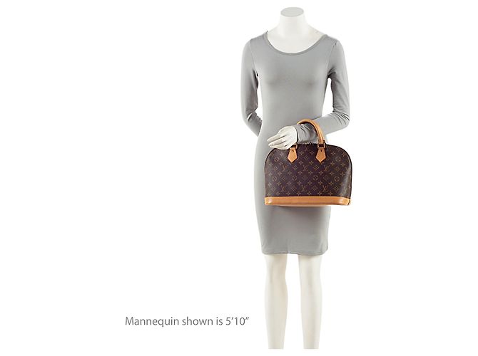 Louis Vuitton Vintage Monogram Canvas Alma PM Satchel Braun - Ansicht 5