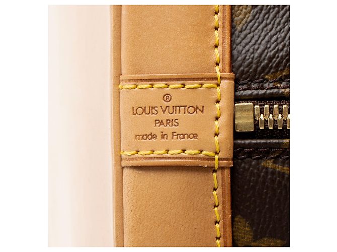 Louis Vuitton Vintage Monogram Canvas Alma PM Satchel Braun - Ansicht 8