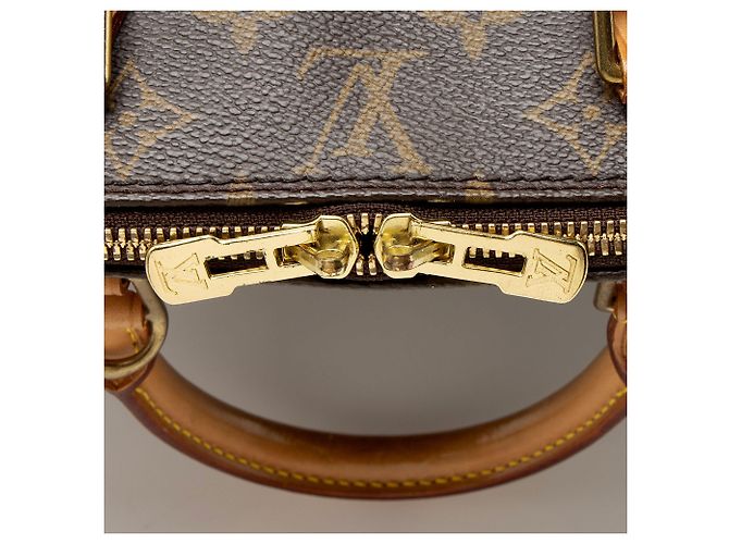 Louis Vuitton Vintage Monogram Canvas Alma PM Satchel Braun - Ansicht 9