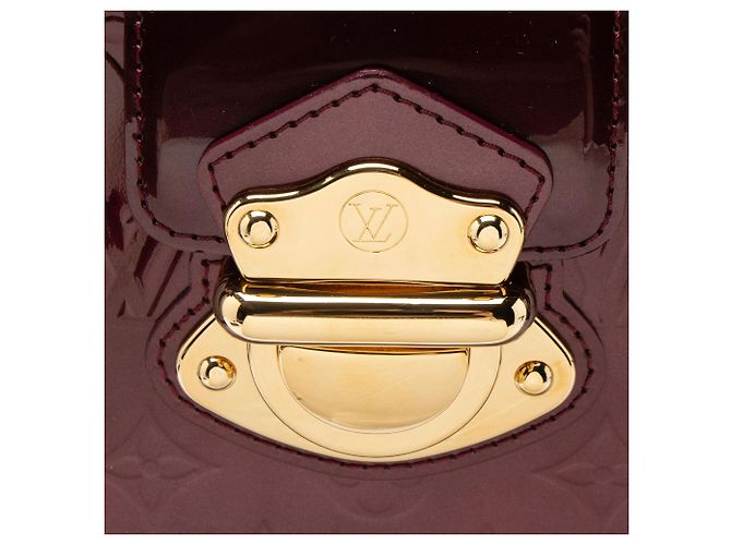 Borsa Louis Vuitton Monogram Vernis Melrose Avenue Rosso - vista 10