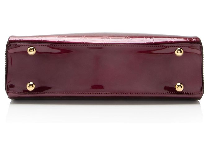 Borsa Louis Vuitton Monogram Vernis Melrose Avenue Rosso - vista 4
