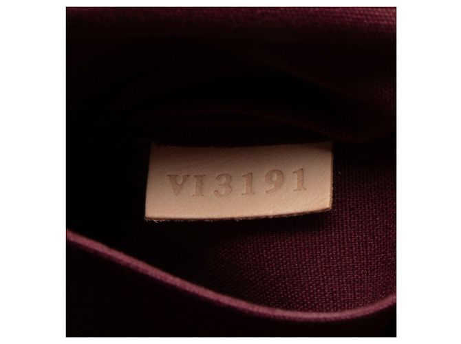 Borsa Louis Vuitton Monogram Vernis Melrose Avenue Rosso - vista 6