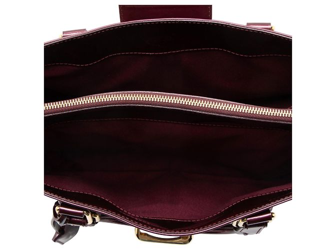 Borsa Louis Vuitton Monogram Vernis Melrose Avenue Rosso - vista 7