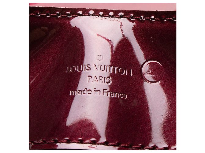 Borsa Louis Vuitton Monogram Vernis Melrose Avenue Rosso - vista 8