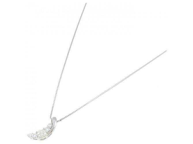 Autre Marque Collana di Diamanti Pt900/Pt850 Argento - vista 2