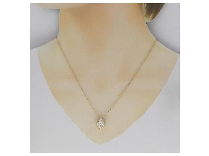 Autre Marque Collana con Diamanti Au750 D'oro - vista 6