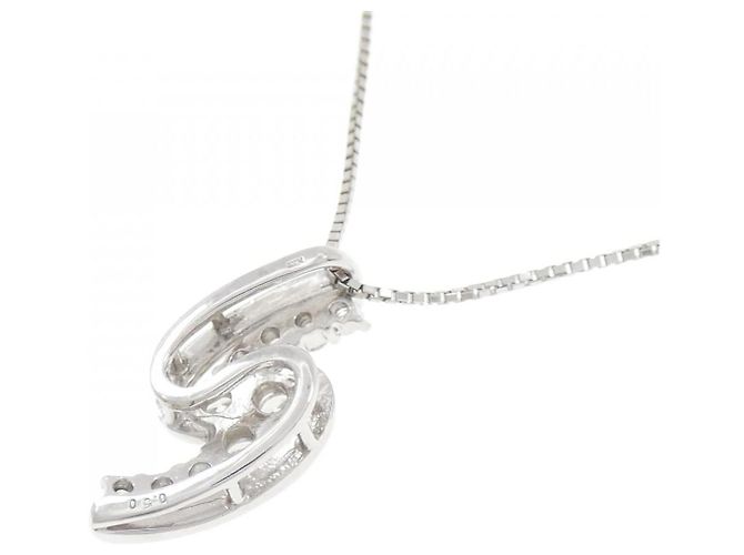 Autre Marque Collana di Diamanti PT900 PT850 Argento - vista 4