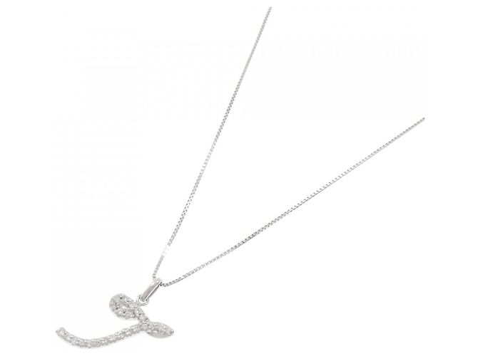 Autre Marque Collana in platino e diamanti Argento - vista 2