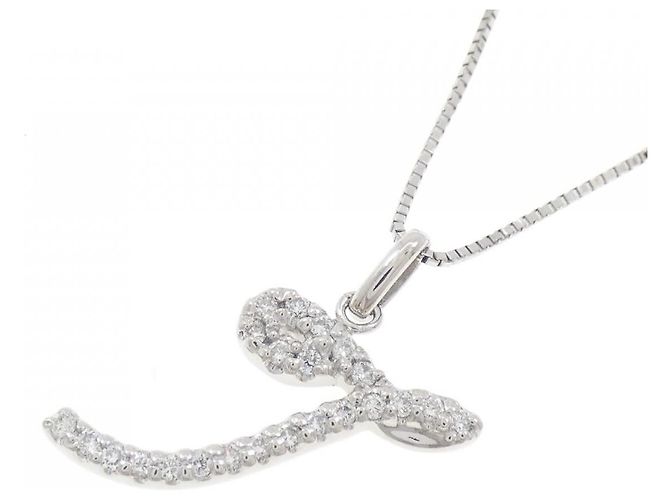 Autre Marque Collana in platino e diamanti Argento - vista 3