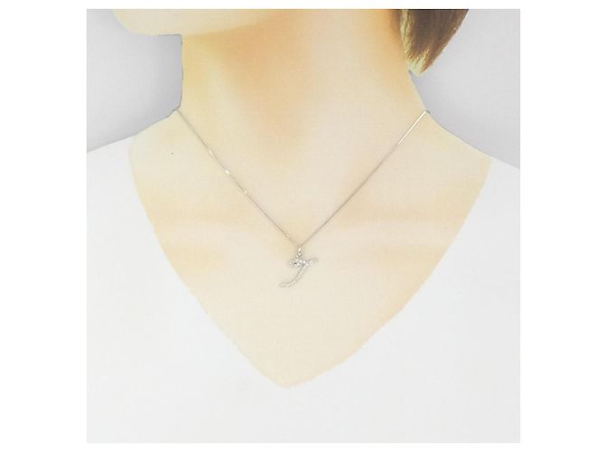 Autre Marque Collana in platino e diamanti Argento - vista 6