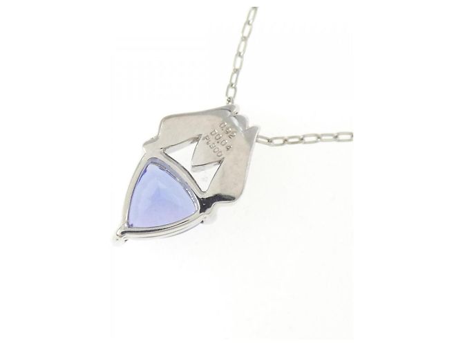 Autre Marque Collana in Tanzanite e Diamanti Pt900 Pt850 Porpora - vista 4