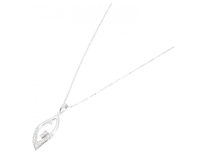 Autre Marque Collana con Diamanti Au750 Argento - vista 2